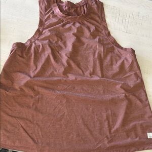 Vuori Brown Boxy Muscle Tee